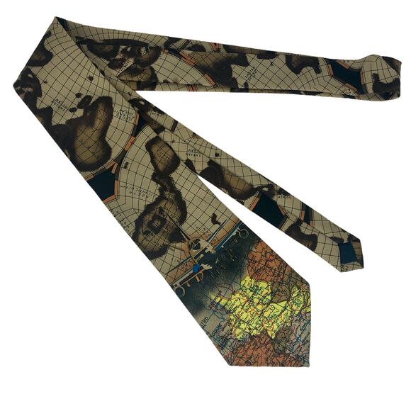 World Map Tie - Picture 3 of 6